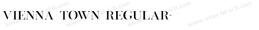 Vienna Town Regular字体转换